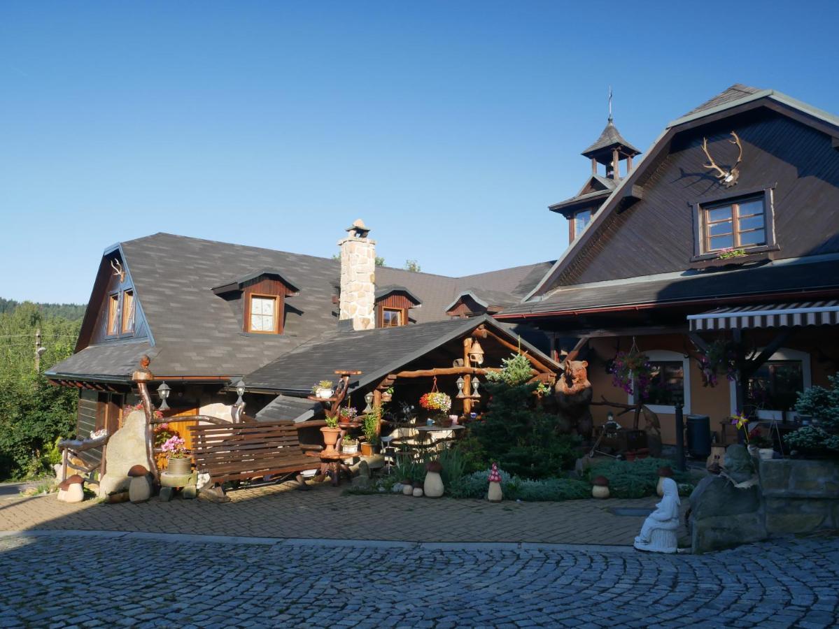 Penzion Obora Prostřední Bečva Exteriör bild
